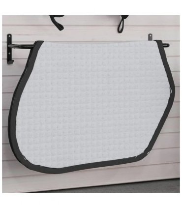 vidaXL Saddle Pad Rack Black Iron