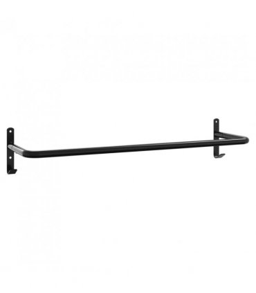 vidaXL Saddle Pad Rack Black Iron