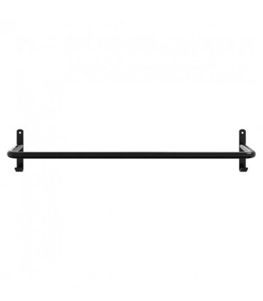 vidaXL Saddle Pad Rack Black Iron
