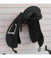 vidaXL Saddle Rack Wall Mounted Black Iron