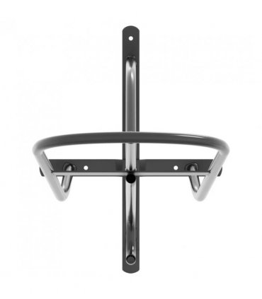 vidaXL Saddle Rack Wall Mounted Black Iron