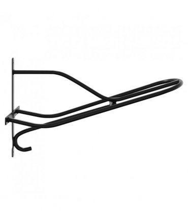 vidaXL Saddle Rack Wall Mounted Black Iron