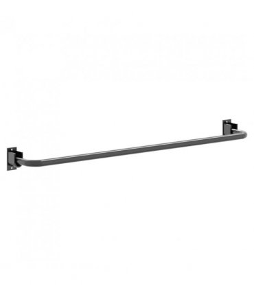 vidaXL Saddle Pad Rack Black Iron
