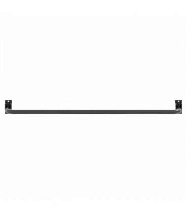 vidaXL Saddle Pad Rack Black Iron