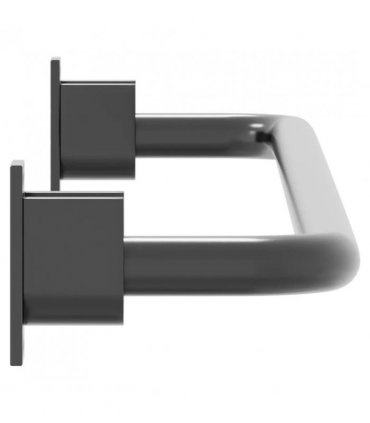 vidaXL Saddle Pad Rack Black Iron