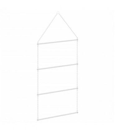 vidaXL Saddle Pad Rack Silver Stainless Steel