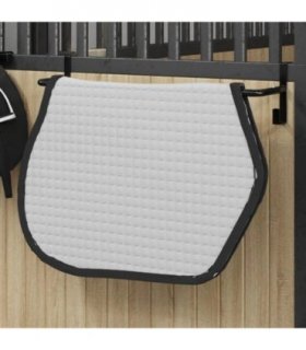 vidaXL Saddle Pad Rack Black Iron