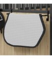 vidaXL Saddle Pad Rack Black Iron