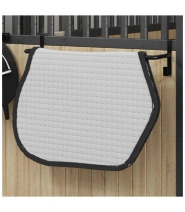 vidaXL Saddle Pad Rack Black Iron