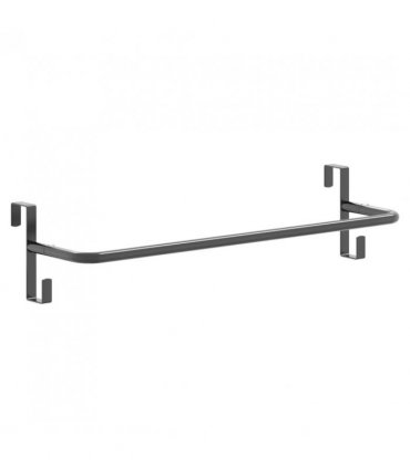 vidaXL Saddle Pad Rack Black Iron