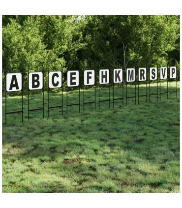 vidaXL Dressage Markers 12 pcs Steel