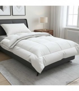 vidaXL Duvet and Pillow Set 2 pcs 140x200 cm 4 Seasons 140+220 GSM