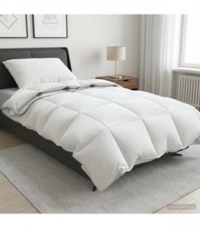 vidaXL 90% Goose Down Duvet Set FULDA 2 pcs 135 x 200 cm All Seasons