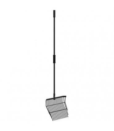vidaXL Pitchfork with 14 Tines Black Steel