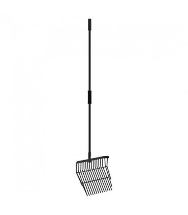 vidaXL Pitchfork with 14 Tines Black Steel