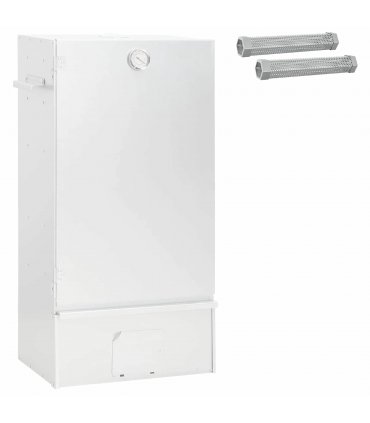 vidaXL Smoker Oven 3 pcs 44.5 x 29 x 83 cm Galvanised steel Silver