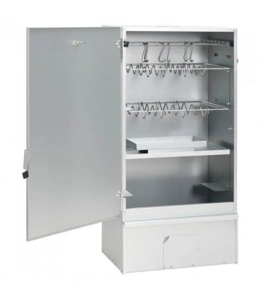 vidaXL Smoker Oven 3 pcs 44.5 x 29 x 83 cm Galvanised steel Silver
