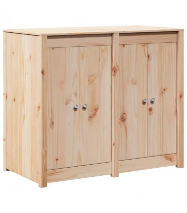 vidaXL Outdoor Kitchen Cabinet MEPPEL Natural Douglas 106 x 55 x 92 cm