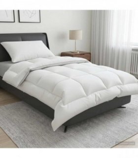 vidaXL Duvet and Pillow Set 2 pcs 152x203 cm 4 Seasons 220 GSM Wool