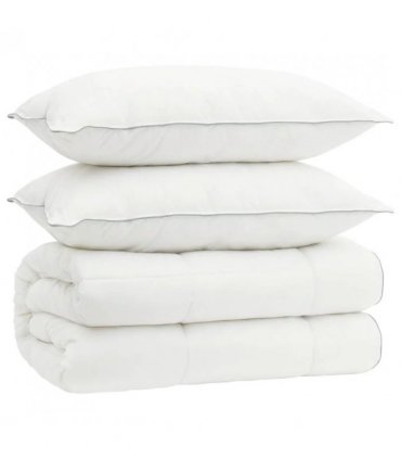 vidaXL Duvet and Pillow Set 3 pcs 200x220 cm 4 Seasons 200+300 GSM