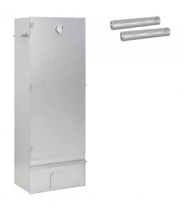 vidaXL Smoker Oven 3 pcs 44.5 x 29 x 110 cm Galvanised steel Silver