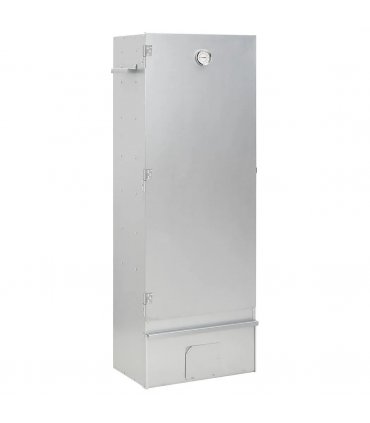 vidaXL Smoker Oven 3 pcs 44.5 x 29 x 110 cm Galvanised steel Silver