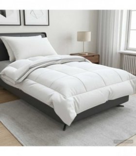 vidaXL Duvet and Pillow Set 3 pcs 135x220 cm 4 Seasons 200+300 GSM