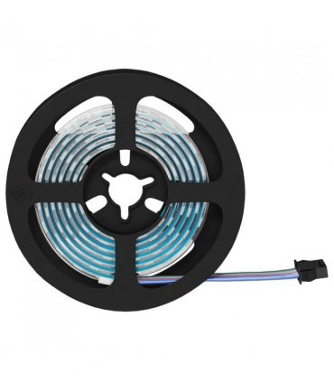 vidaXL LED Strip 12 pcs Black and Transparent Copper and Plastic