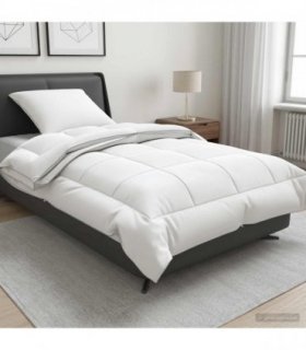 vidaXL Duvet and Pillow Set 2 pcs 137x200 cm 4 Seasons 140+220 GSM