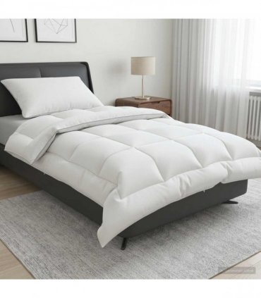 vidaXL Duvet and Pillow Set 2 pcs 140x200 cm 4 Seasons 300 GSM Wool