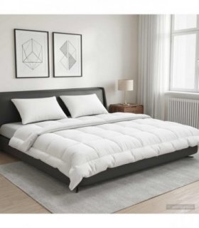 vidaXL Duvet and Pillow Set 3 pcs 200x240 cm Summer 200 GSM Wool White