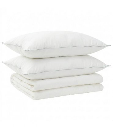 vidaXL Duvet and Pillow Set 3 pcs 200x240 cm Summer 200 GSM Wool White