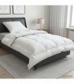 vidaXL Duvet and Pillow Set 2 pcs 155x200 cm 4 Seasons 300 GSM Wool