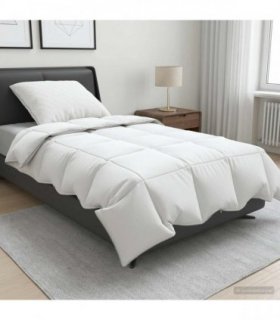 vidaXL 90% Goose Down Duvet Set FULDA 2 pcs 135 x 200 cm Summer White