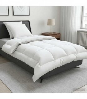 vidaXL Duvet and Pillow Set 3 pcs 135x220 cm Winter 450 GSM Wool White