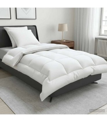 vidaXL Duvet and Pillow Set 3 pcs 155 x 220 cm 4 Seasons 300 GSM Wool