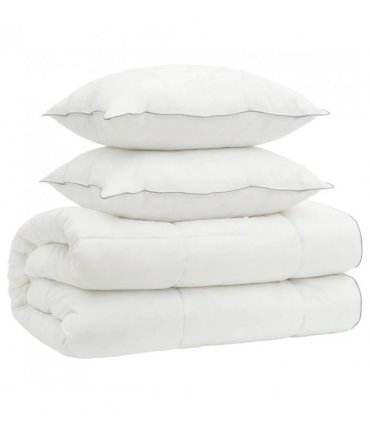 vidaXL Duvet and Pillow Set 3 pcs 200x220 cm 4 Seasons 200+300 GSM