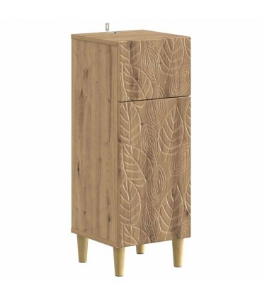 vidaXL 2 Piece Bathroom Cabinet Set DELFT Artisan Oak Engineered Wood