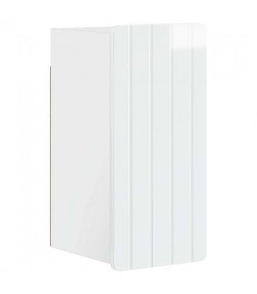 vidaXL 3 Piece Bathroom Cabinet Set ZWOLLE High Gloss White