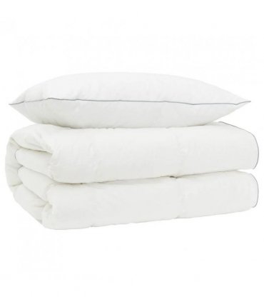 vidaXL 90% Goose Down Duvet Set FULDA 2 pcs 137 x 200 cm All Seasons