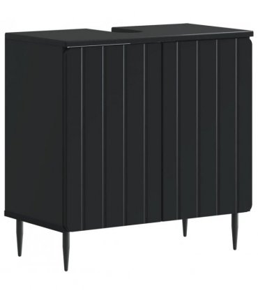 vidaXL 3 Piece Bathroom Cabinet Set ZWOLLE Engineered Wood