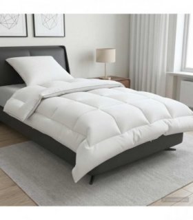 vidaXL Duvet and Pillow Set 2 pcs 155x200 cm 4 Seasons 350 GSM Wool