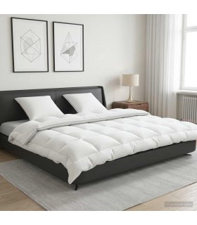 vidaXL Duvet and Pillow Set 3 pcs 220x260 cm 4 Seasons 350 GSM Wool