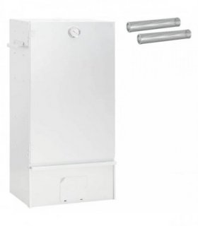 vidaXL Smoker Oven 3 pcs 44.5 x 29 x 83 cm Galvanised steel Silver