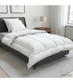 vidaXL Duvet and Pillow Set 3 pcs 135x220 cm 4 Seasons 220 GSM Wool