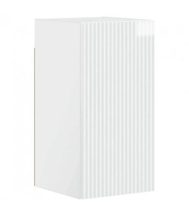 vidaXL 3 Piece Bathroom Cabinet Set ARNHEM High Gloss White