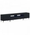 vidaXL 5 Piece LED TV Cabinet Black Engineered Wood