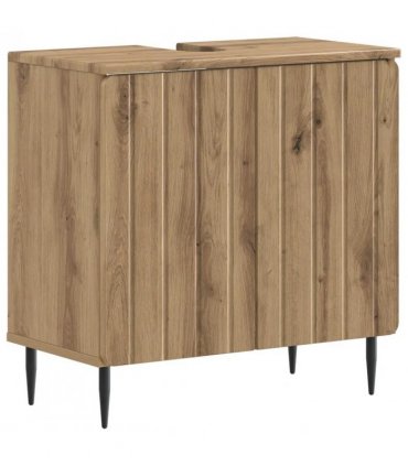 vidaXL 3 Piece Bathroom Cabinet Set ZWOLLE Artisan Oak Engineered Wood