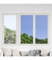 vidaXL Solar Films 3 pcs Static Reflective Effect Silver PVC