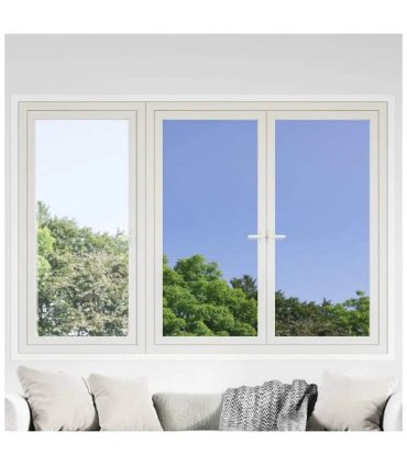 vidaXL Solar Films 3 pcs Static Reflective Effect Silver PVC